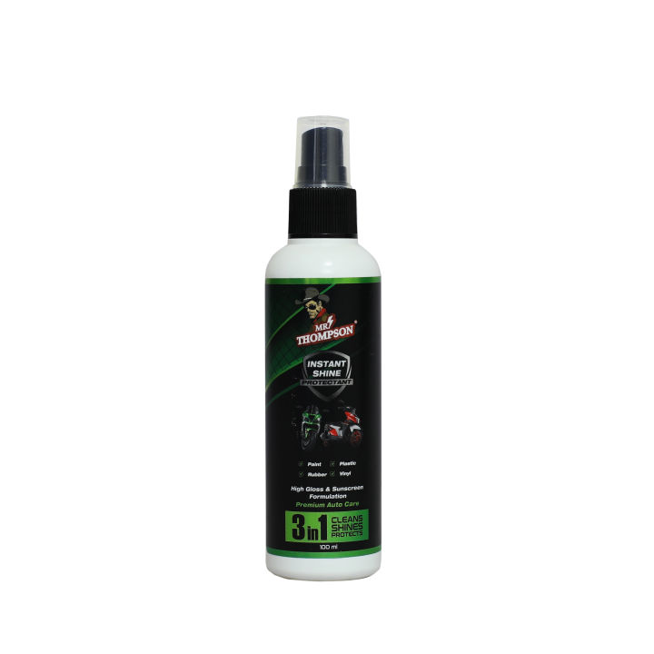 Mr.Thompson Instant Shine Protectant for Glossy Finish Bikes & Cars 100 ML | Vehicle Surface Protectant