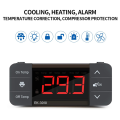 (GGBR) 2X Digital Temperature Controller 220V Cool Heat Switch Refrigerator Refrigeration Defrost Thermostat Sensor(EK-3010). 