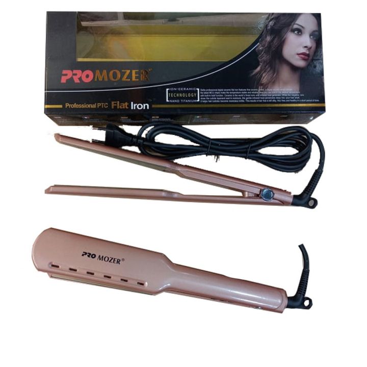 Pro%20Mozer%20Hair%20Straightener%20Professional%20PTC%20Flat%20Hair%20Straightening%20Iron%20Ion%20-Ceramic%20Nano%20Titanium%20Technology%20-%20Image%204