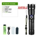 Sales promotion Rechargeable Led Flashlight Super Bright Portable Ultra Power Long Range Tactical Torch Lamp Outdoor Emergency Camping Lantern. 