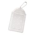Pvc Card Holder Decorative Transparent 3-Inch Student Card Holder Pvc Card Holder for Student School Office Id Card Event. 