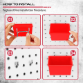 (GGBR)-121 Piece Pegboard Hooks Set,Pegboard Accessories with Metal Hooks, Peg Board Organizer Accessories,Pegboard Bins. 