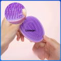 Linman Portable Mini Egg Shape Hairbrush Scalp Mass age Comb Comb Detangling Hairdressing Travel. 