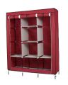Large Portable Wardrobe with Metal Hangers – Reinforced Fabric Storage Cabinet, Dustproof Cover, Easy Assembly | Cloth Daraz | Wardrobe. 