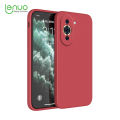 Lenuo For Huawei nova 10 SE Back Cover Phone Case Thin Soft Luxury Square Liquid Silicone. 