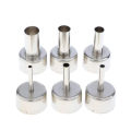 OYPFXMI 6 PCS 858 Universal Hot Air Nozzle Round Mouth Nozzle for Air Pump Type Hot Air Desoldering Station Accessories. 