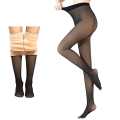 Warm Winter Fake Skin Transparent High Waist Stretchy Leggings Stockings For Women. 