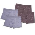 Pack Of 4 Men Boxer Cotton Underwear Shorts Briefs (Color / Print May Vary). 