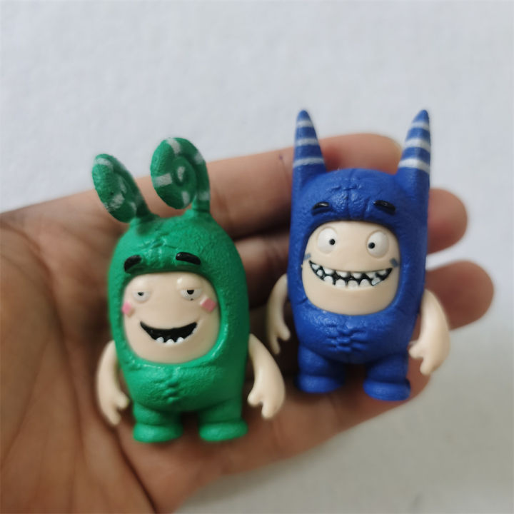 Bizzy Original 7Pcs/Set Anime Cartoon Oddbods Cute Toys Dolls PVC ...