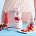 Travel Portable Fresh Juice Blender Bottle For Milkshake Whole Fruit Juicer And Blender-420Ml. 
