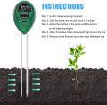 3 in 1 Soil Tester Meter – Moisture, pH & Light Measuring Tool for Plants, Garden & Indoor/Outdoor Use. 