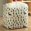 Durable Quality Large Sized Cotton Linen with PE Waterproof Coating Laundry Basket Bag with Handles. 