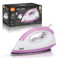 RAF R.1260 Dry Iron 1000W - Electric Iron with Non-Stick Stainless-Steel Soleplate & Precise Temperature Control. 