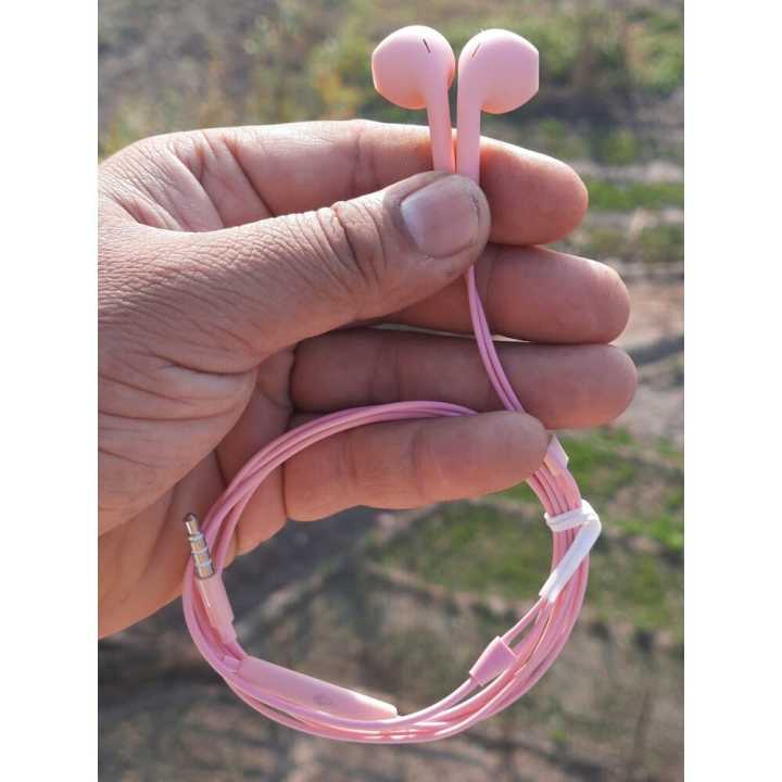 Original Macaron Color In-ear Earphone Universal Headset Headphone with Microphone Good Quality Extra Bass U19 Wired Earbuds