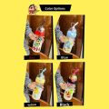 High Appearance 620ml Crayon Shin-chan Water Cup Transparent Cartoon Straw Cup Children's Water Bottle Gifts. 