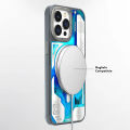 Youngkit Cyberpunk Case For iPhone 15 Pro Max Luminous Quicksand By Lavish Deals. 
