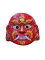 13" Lakhey / Lakhe Mask Made Of Cotton And Clay. 