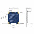 【Limited-time offer】OLED 126x64 Display Module for arduino Blue IIC I2C 4pins for Communicate 0.96| LCD Screen Board OLED Blue for GND VCC SCL SDA. 