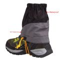 Outdoor ilicon Coated Nylon Waterproof Ultralight Gaiters Leg Protection Guard Hiking Climbing Trekking. 