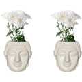 Buddha Sape Flower Pot, Gamala For Indoor Gardening Set Of 2. 
