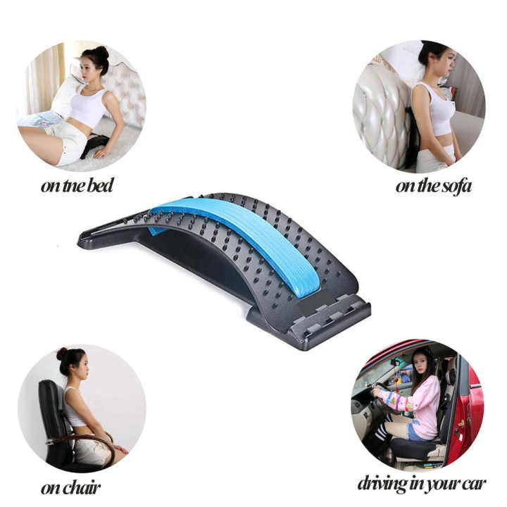 Magic Back Support Stretcher Extender Posture Massager Chiro Lumbar ...