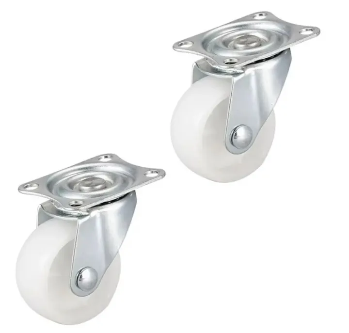 1%20Pcs%20Heavy%20Duty%20Caster%20Wheel%20360%20Degree%20Furniture%20Carts%20Furniture%20Roller%201%20inch%20White%20Nylon%20Rubber%20-%20Image%203