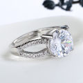【Exclusive Offer】Imitation Mosan Diamond Creative Stone Opening Ring Adjustable Ring for Boys and Girls. 