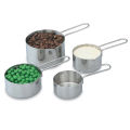 Vollrath Stainless Steel Measuring Cup With Handle  1/2 Cup. 