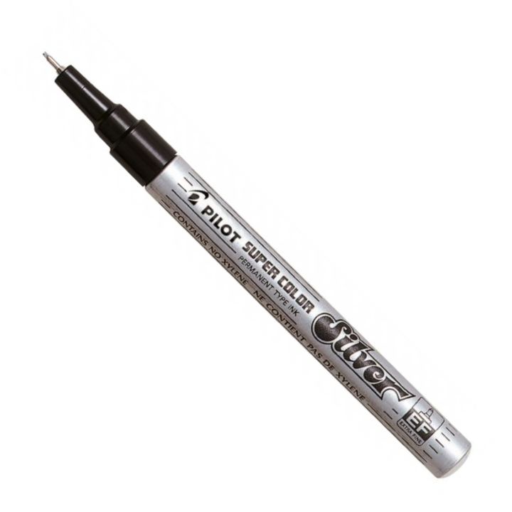 Pilot Silver Metallic Permanent Paint Marker Extra Fine Point (1 Pcs Pack)