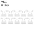 10PCS Invisible Plants Holder Greenhouse Bracket Wall Sticky Hook Plant Clip Wall Vines Rattan Clamp. 