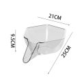 Creative Removable Multifunctional Drainage Basket Fruit Plate Multi-Functional Draining Bowl with Spout Rice Washing Basket. 