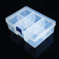 Multi Grids Plastic Detachable Storage Boxes Bins for Tools&Jewelry&Fishing Gear Screw Desk Organizer big 6 grids plastic box. 