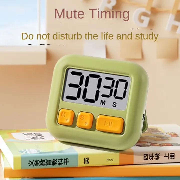 Mini LCD Digital Kitchen Timer with Stand Self-discipline Countup Timer ...