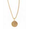 Therapy Nepal Gold Plated Coin Necklace For Women. 