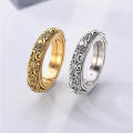 Astronomical Brass Ring Cosmic Rotating Design, Stylish Unisex Jewelry. 