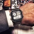 (Ready Stock) G-Shock Men Sport Digital Classic Square Watch Shockproof and Waterproof Stainless Steel Band Sports Business Wrist Watches AE-1200WHD-1A. 