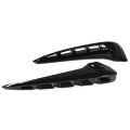 JINMY 2X Car Side Wing Air Flow Grille Intake Vent Trim for X5 F15 2014-2018 Decoration Accessories. 