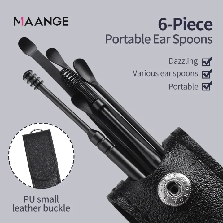MAANGE%206Pcs%20Earpick%20Stainless%20Steel%20Ear%20Wax%20Remover%20Earplugs%20Ear%20Cleaning%20Tool%20Set%20With%20Storage%20Box%20MAG3047%20-%20Image%203