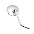 1 Pair Motorcycle Scooter Mirrors Universal Motorbike Rear View Mirror 8mm Round Oval Convex Mirrors. 