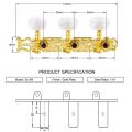 Vintage Classical String Knob L R Triplet Guitar Tuning Pegs Machine Heads Tuners Classic Guitar Accessories. 