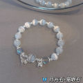 1 Pcs Fashion Opal Beads Bracelets Crystal Butterfly Star Elastic Charm Bracelet for Women Jewelry Accessories. 