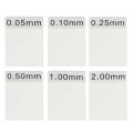 Sales promotion Calibrated thickness gauge thickness kit plate calibrated coating part 6 aluminum-iron coating GM200 coated film. 
