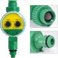 Durable Plastic Automatic Sprinkler Dual Dial Code Battery Powered Irrigation Timer Electronic Timed Irrigation Controller Garden Outdoor Tool. 