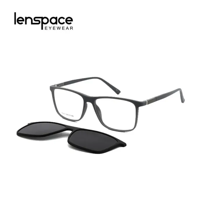 2%20in%201%20Magnetic%20Frame%20With%20Polarized%20Clip-on%20Eyewear%20For%20Power%20Frame%20For%20Unisex%20-%20Image%202