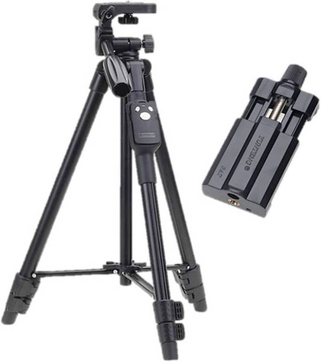 Yunteng Yt-5208 Tripod For Camera And Mobile-Black