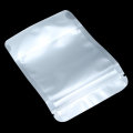 Sutuiying transparent bag 100pcs Frosted Plastic Transparent Bags Stand Up Zip Lock Pouches Food Packaging Bag for Bean Grains Tea Storage with Tear Notch. 