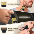 VGR V-366 Limited Edition Professional 3 in 1 Grooming Kit |  Beard Trimmer, Nose Hair Trimmer & Detail Clipper | Trimmer for Men & Women | Rechargeable Cordless Grooming Set | Electric Hair Trimmer | VGR Grooming Kit | Relax comfort | Relax Home solution. 