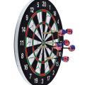 Professional 18 Inch Cork Deluxe Flocked Dart Game with 6 Darts -Multicolor 18 inch Dart Board (Multicolor). 