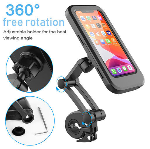 Waterproof Bike Mobile Cellphone Stand Bicycle Handle Phone Holder Bag For Motorcycle Water Proof Daraz .np