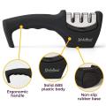 Kitchen Knife Sharpening Tool Helps Repair, Restore And Polish Blades. 